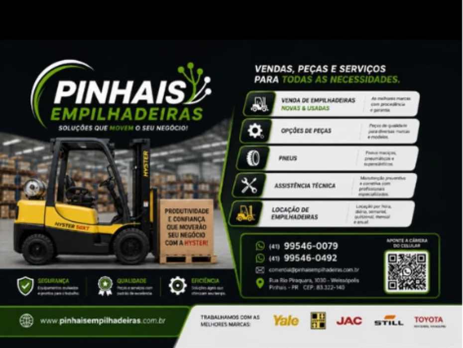 Foto 2:  — Pinhais Empilhadeiras 